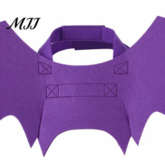 Atmungsaktives Haustierkostüm Katzen Fledermausflügel, Halloween-Kostüm, Welpen Cosplay Outfit, Flügel Niedlich für Katzen Hunde Party Verkleidungszubehör Bequem