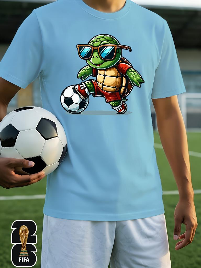 Men's Home Clothing Top [FIFA  Authorization] . 2026  Men's and Women's T-shirt,  Pattern Print, Trendy and Fashionable, Suitable for Beach Parties,