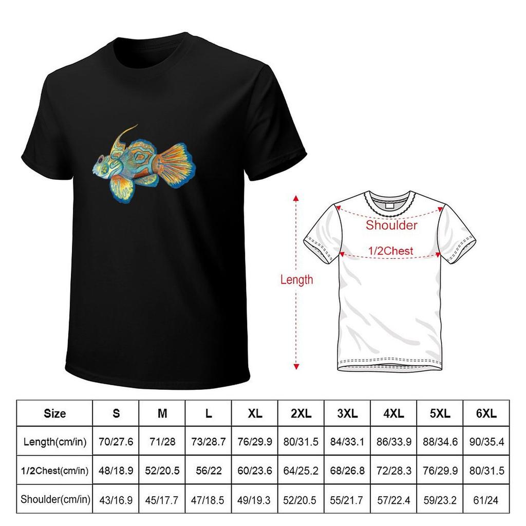 Drachenfisch T-Shirt Grafik-T-Shirt Vintage-Shirts Grafik Herrenkleidung