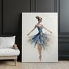 The Elegance of the Ballerina's Dance The Elegance of the Ballerina's Dance, 30X40 Cm, Without Frame, Premium Canvas On Stretcher