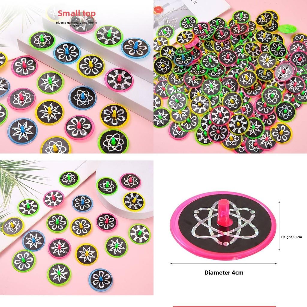 Laser Toy Kids Spin Top With Plastic Material For Preschool Gift Entertainment