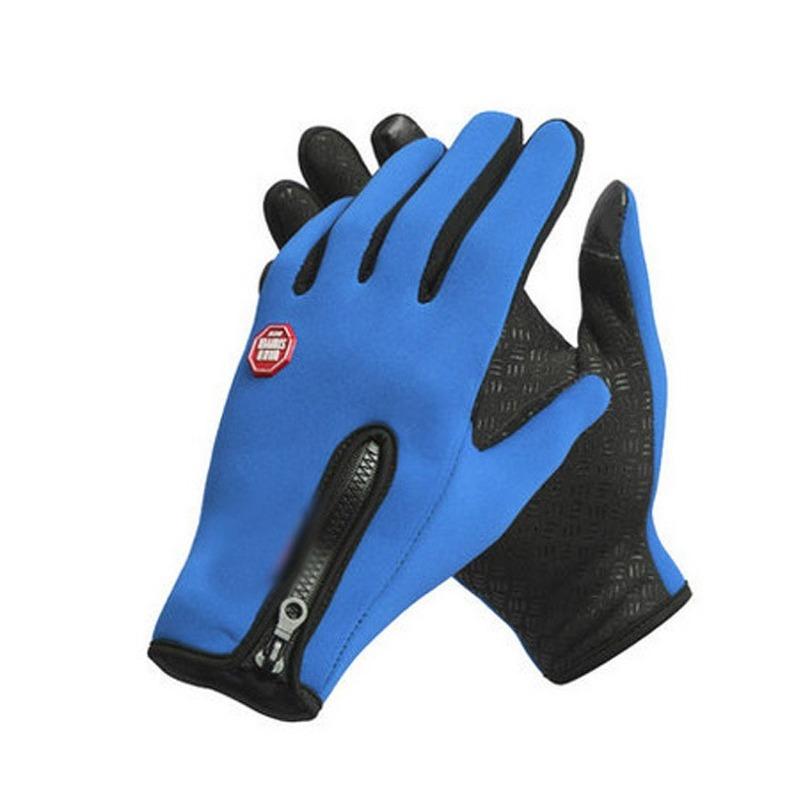 Winter Gloves Men Biking Bike Women Thermal Fleece Cold Wind Water Repellent Touch Screen Bicycle Warm Outdoor Activity Running Skiing Mitten