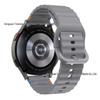 Silicone Quick Release Strap for Samsung Galaxy Watch 7/6/5/4 with Wave Stitching