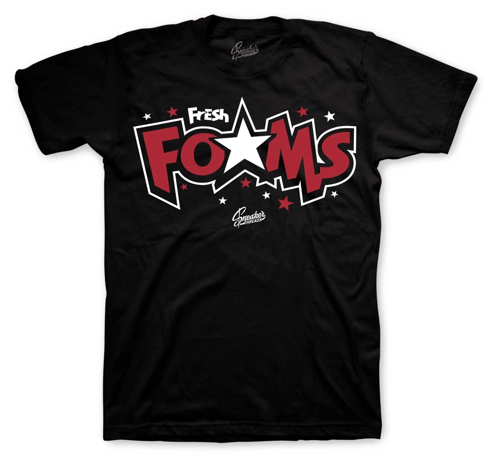 T-Shirt To Match Foamposite Gym Red Sneakers - Fresh Foams Sneaker Tees L
