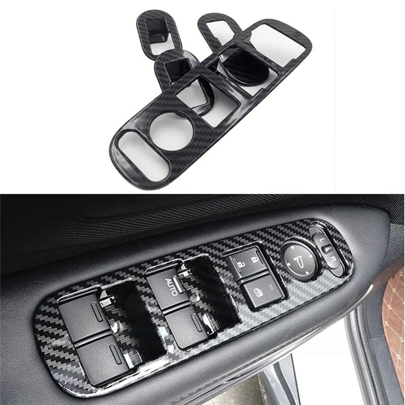 15 Piece Center Consoles Panel Air Outlet Steering Wheel Trim ABS Car Accessories For Honda HRV 2015-2022