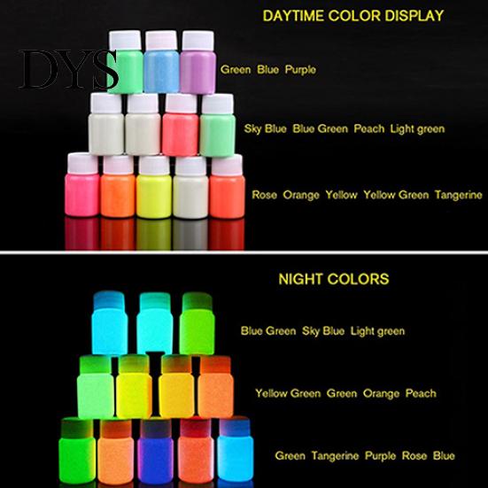 Trucco Corpo Pigmento Pittura Luminosa Palco Festa Pittura in Polvere Glow in the Dark