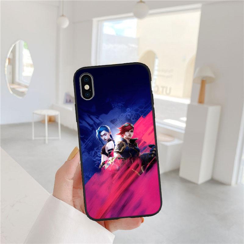 QT6 Arcane Jinx Phone Case for Samsung Galaxy A05 A05S A12 A13 A15 A33 A53 A73 M15E M55 S10 S10E S20 Ultra Lite Plus Fe