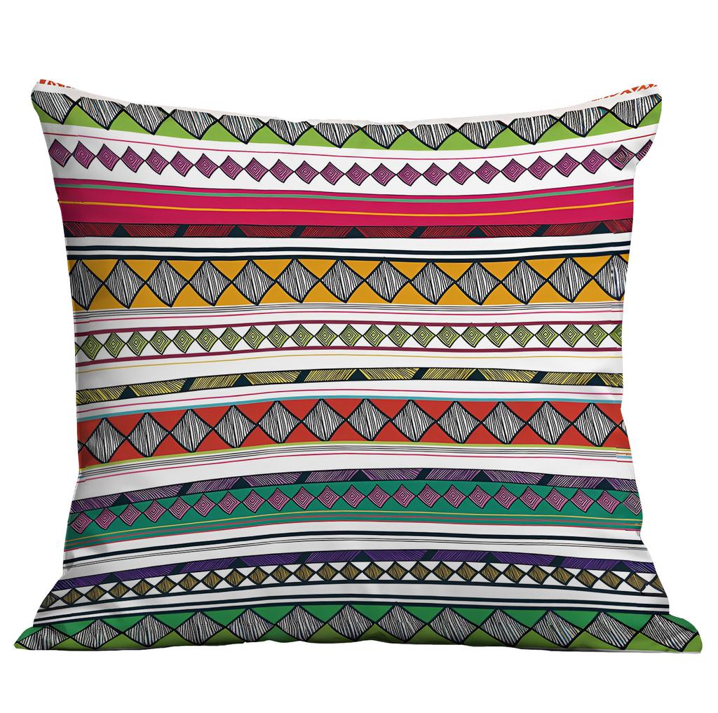 Bohemian Ethnic Style Pillow Cover Living Room Sofa Cushion Hotel Teahouse Pillow Cushion Cover Premium Durable