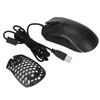 RGB-Maus 13 Beleuchtungsmodi 6 Stufen DPI Freigewicht Design Schwarz Ergonomische Gaming-Maus für Computer zum Spielen