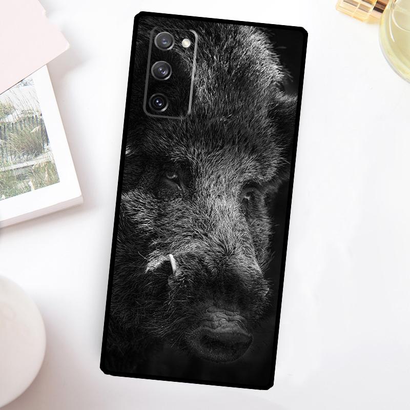 

Wild Boar Phone Case For Samsung Galaxy S23 S24 Ultra S22 S20 S21 FE Note 20 10 S8 S9 S10 Plus Cover Galaxy S24