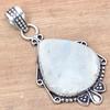 Pendant Moonstone Cabochon Gemstone Valentine'Day Ethnic Silver Jewelry 2"