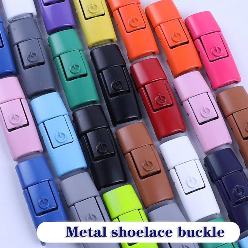Sneaker Buckles,  Shoelaces Buckle, Shoe Laces Closures, Elastic Laces Closure, Metal Shoelaces for Trainers Shoelaces