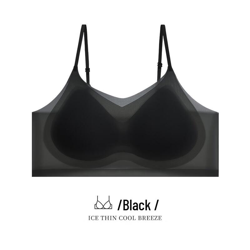 Женский бесшовный беспроводной бюстгальтер YUZHAOLIN  Облако  из ледяного шелка XL