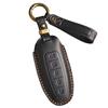 New Leather Car Key Case Cover Fob Accessories for Lincoln Aviator Navigator for Ford Edge Escape Explorer Focus Keychain Holderertrr6