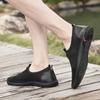 Fashion Summer Men's Mesh Casual Shoes Breathable Outdoor Beach Shoes Soft Soled Comfortable Men's Flat Bottomed Loafers Versatile