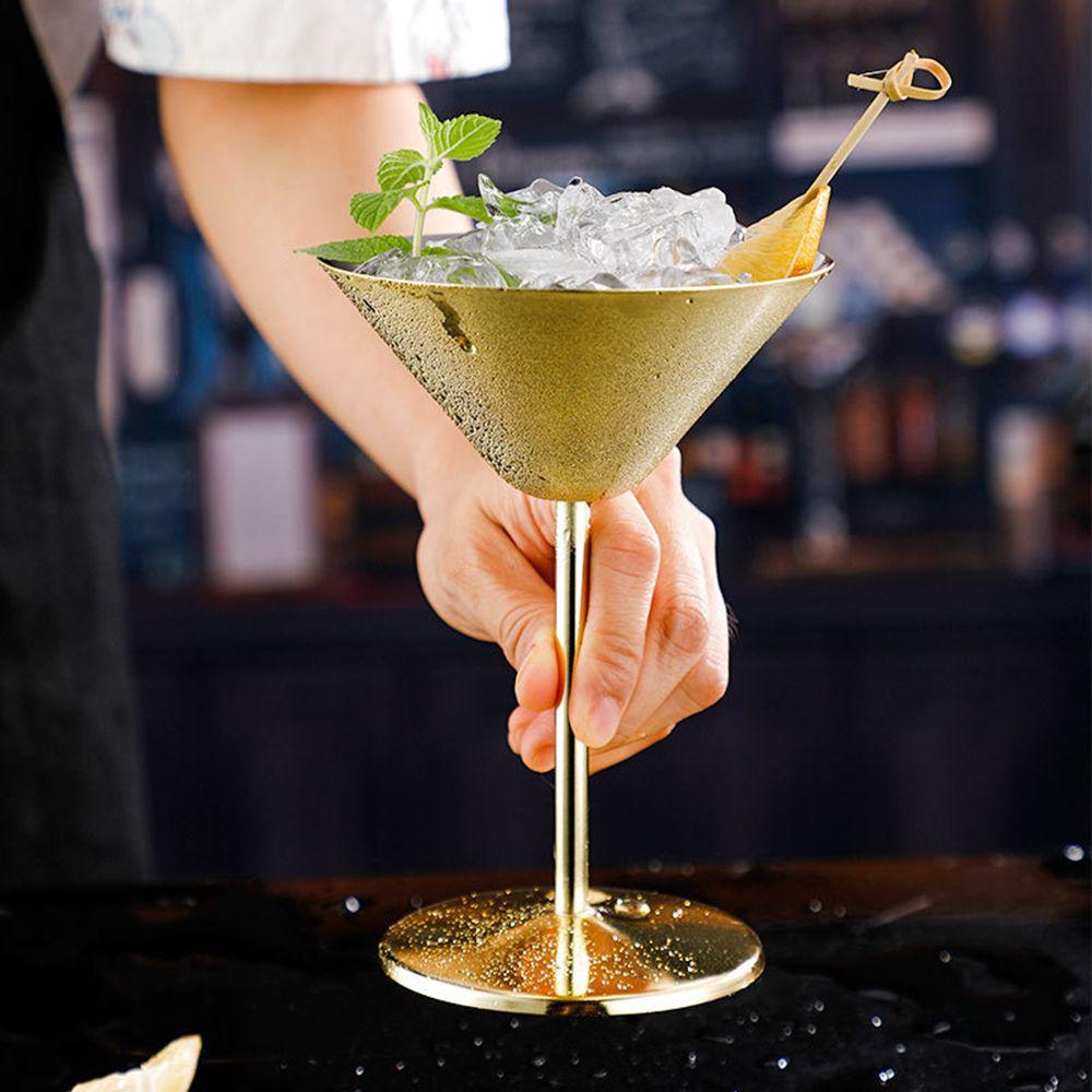 

Вино Чашка Мартини из нержавеющей стали Кубок Бокал для красного вина Стеклянные чашки Треугольная чашка для шампанского 250 мл / 8,45 унции