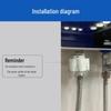 Universal Copper Electric Water Heater Anti-Leakage Device with Isolation Wall and Copper Head