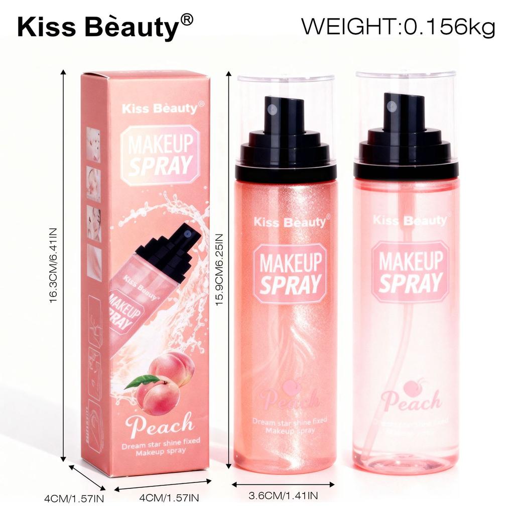 Kiss beauty pearl powder quicksand powder glitter spray waterproof and long-lasting sweat-proof setting