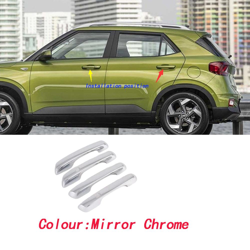 Для Hyundai Venue     ABS Накладка Крышка Противотуманной Фары Полоска на Кузов Дверь Рамка Ручки Зеркала Заднего Вида Стеклоочистителя Крышка Бензобака Лампа door handle cover