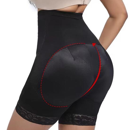 High Waist Shapewear with Zipper & Button Closure Tummy Control Hip Lifting Body Shaping Pants Compression Breathable Postpartum & Daily Firming