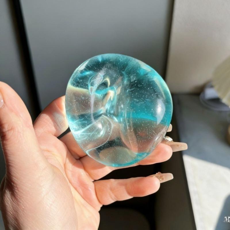 Blauer Maltose Fidget Squishy Transparente Squishy Stressball Fidget Spielzeug Plüsch Rosa Maltose Langsam Rückfederndes Dekompressionsspielzeug