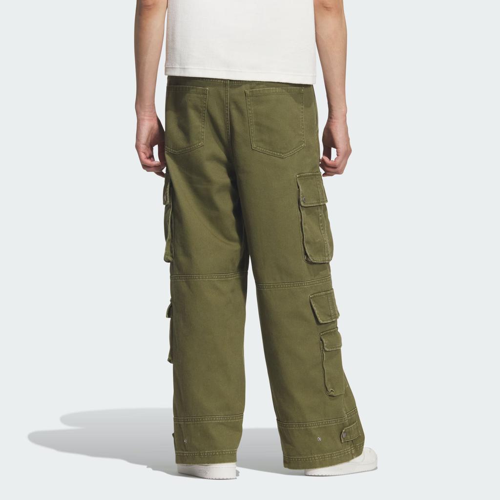 Adidas Originals Multi-Pocket Trousers Men Bottoms Dark-Olive-Green IA7506