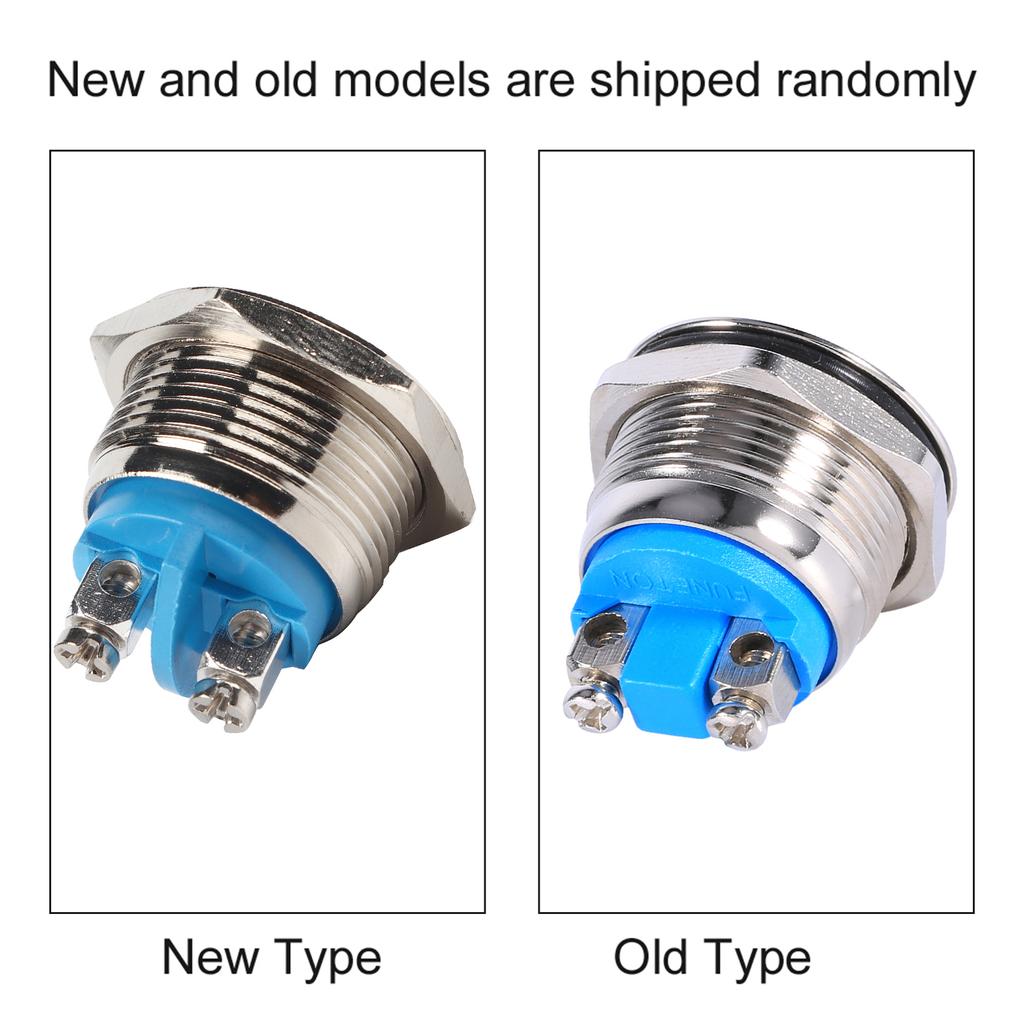 19mm Waterproof Car Metal Push Button Horn Momentary Switch 12V