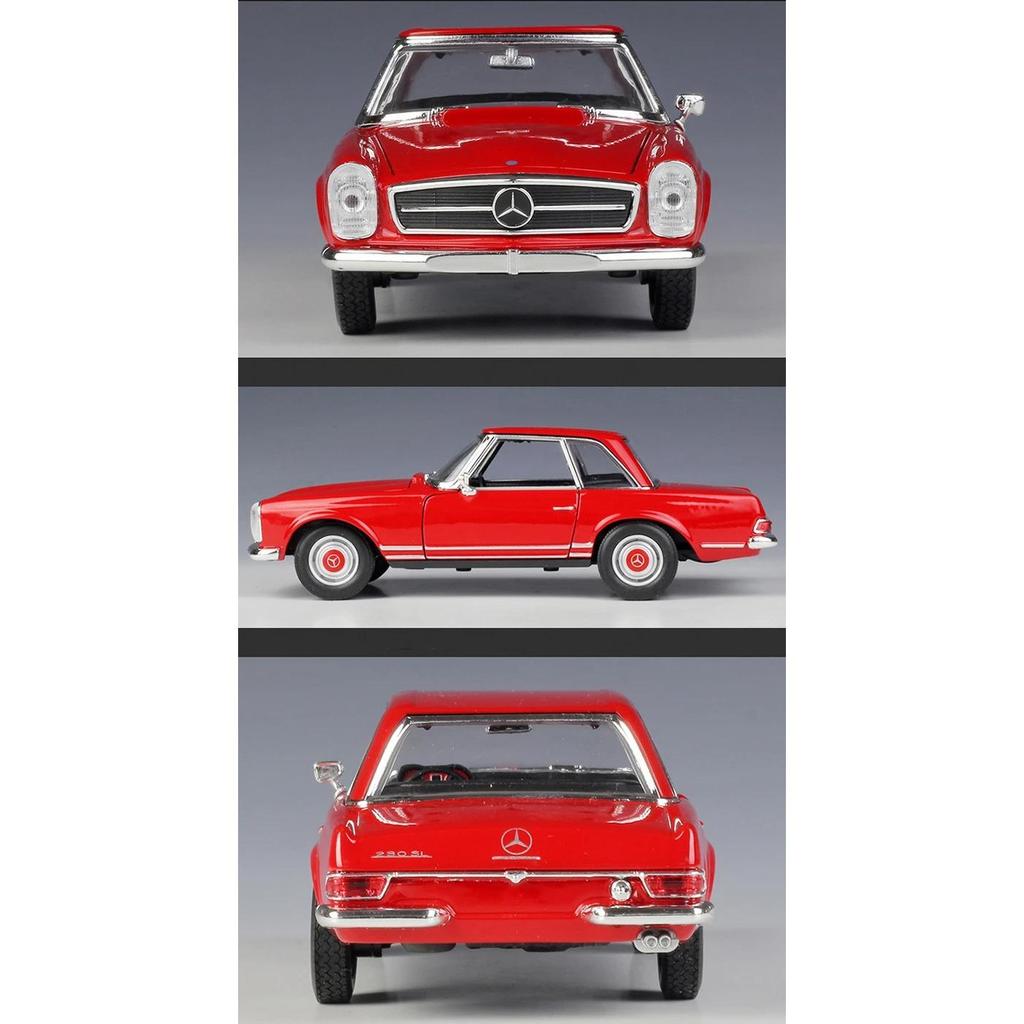 Welly 1/24 Mercedes-Benz 230SL 1963 Alloy Car Model Diecasts & Toy Vehicles Collect Car Toy Boy Birthday Gifts