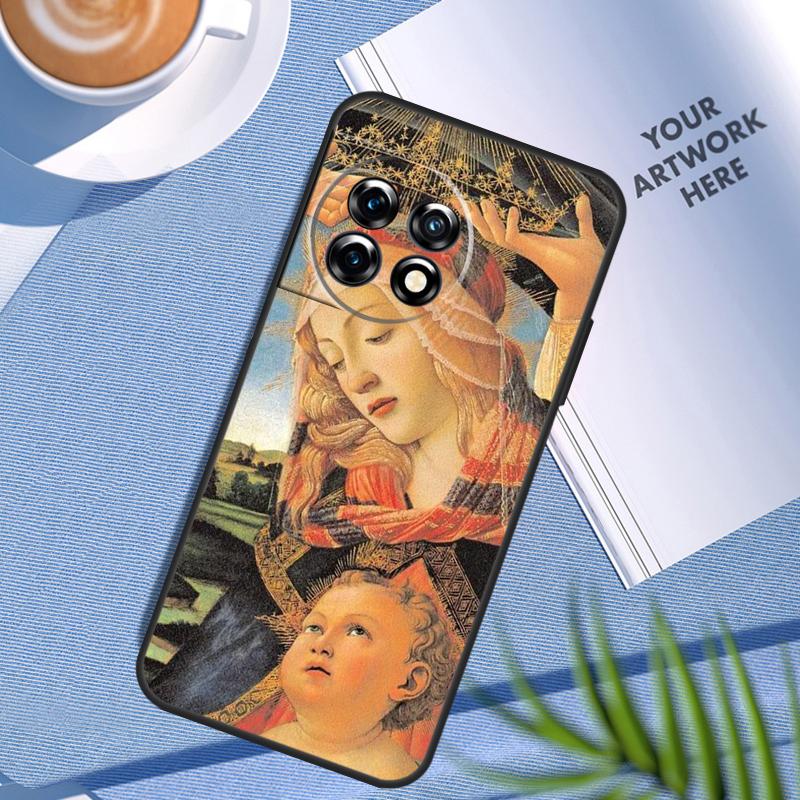 Sandro Botticelli Renaissance Kunst Hülle Für OnePlus Nord 5 CE 4 3 2 Lite N20 N30 OnePlus 15 13 12 11 9 10 Pro 12R 13T 13R Hülle