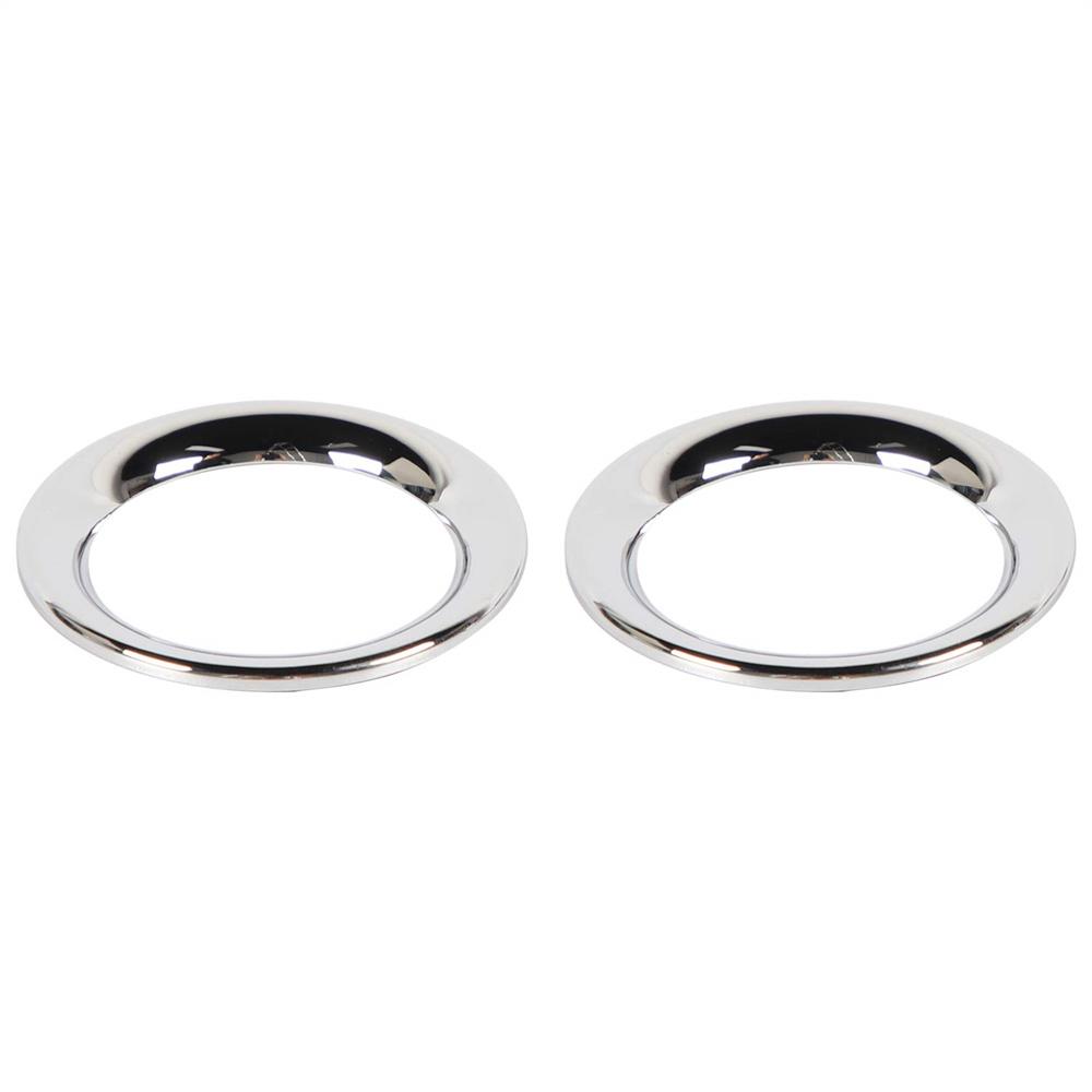 2x Chrome Front Door Speaker Trim Ring For Jeep Grand Cherokee Durango 2011-2021