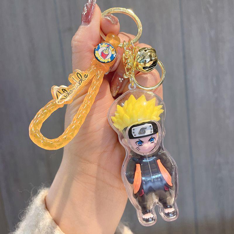 New NARUTO Naruto Animation Creative Student School Bag Key Pendant Car Key Chain