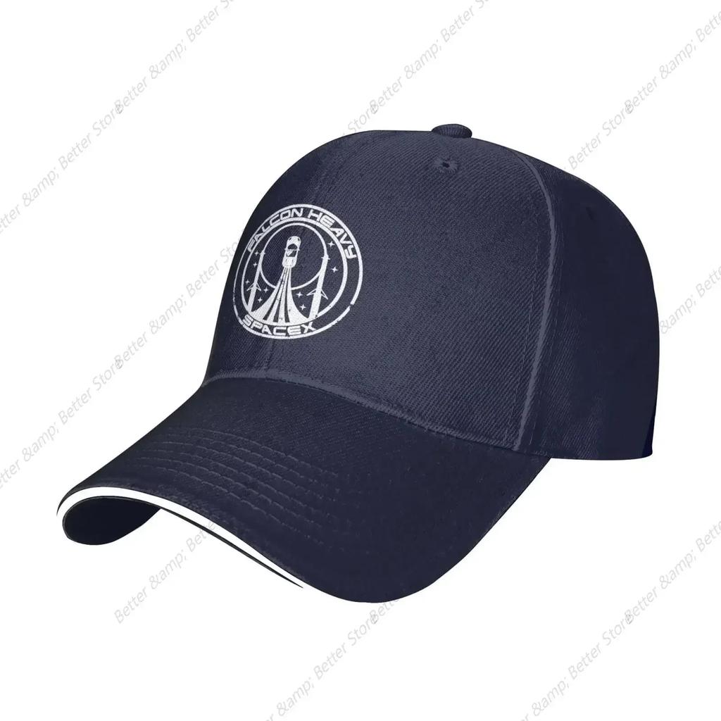 Falcon Heavy Spacex Baseball Cap Unisexs Women Adjustable Snapback Hat Washable Baseball Caps