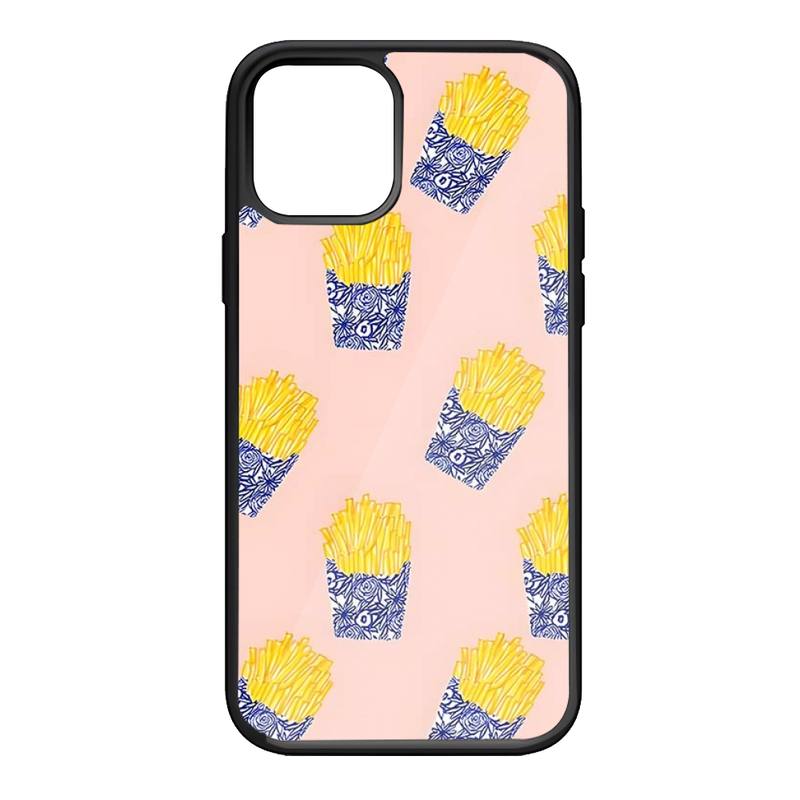 Fries Potato Food Ketchup Phone Case For Iphone 14 13 12 11 Pro Max Mini 7 6 6s 8 Plus X Xr Xs Se 2020 Fundas Shell PC TPU Cover