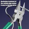 Industrial Wire Cutting Tool with Tapered Tip Design Side Cutter Clippers for Delicate Electrical Installations Pliers Cutter