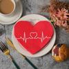 20Pcs Red Heart Paper Napkins Love Disposable Tissues Towel for Valentine's Day Wedding Party Table Decoration Romantic Gifts