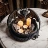 Dragon Shaped Storage Tray 3D Gothic Scratch-Resistant Plastic Tray for Jewelry Display Countertop Small Goods Holder