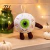 Novelty Eye Plushie Halloween Eyeball Plush Keychain, Funny Scary Stuffed Toy Pendant Polyester Fiber Doll for Backpack, Spooky Mini Bag Charm, Party