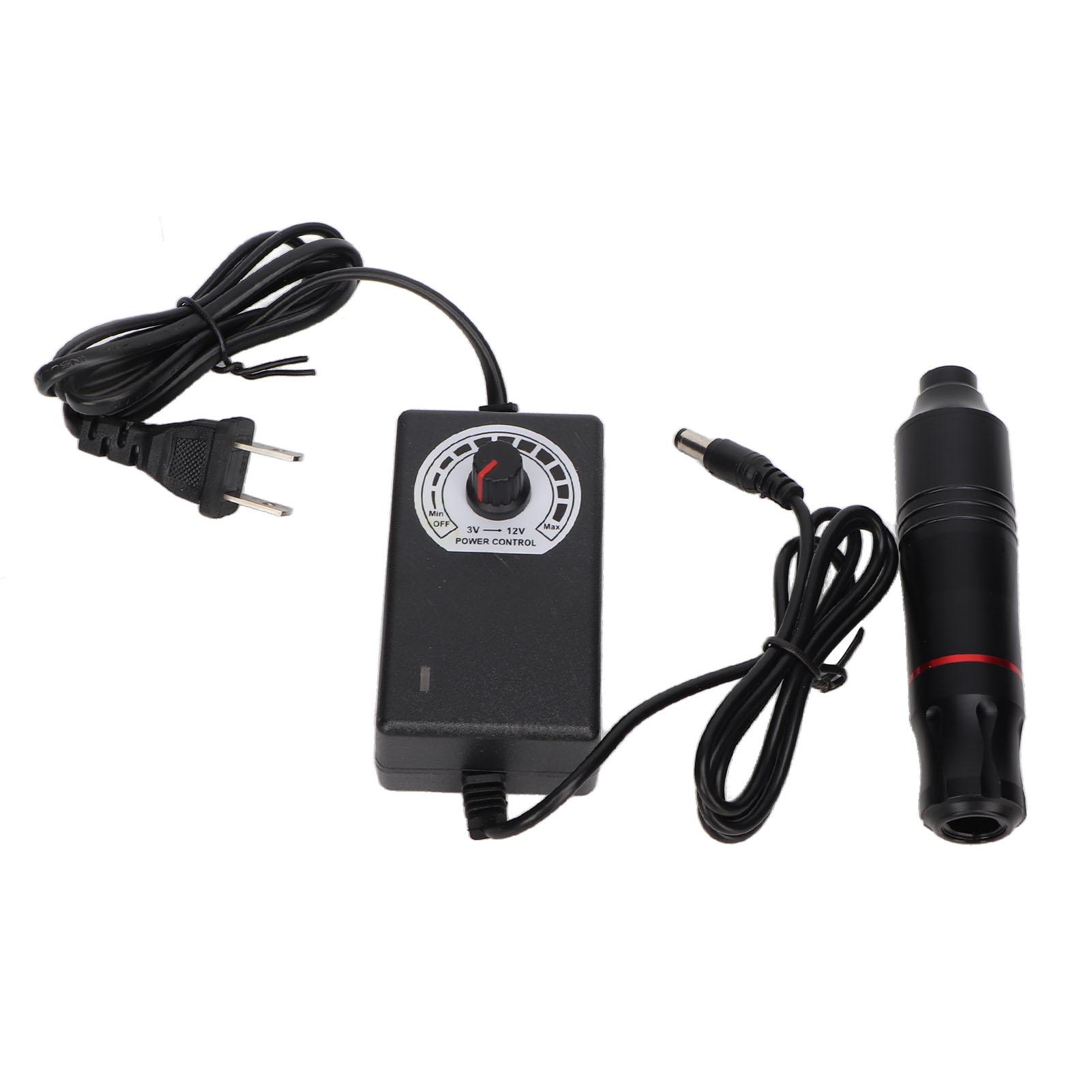 

Вращающаяся ручка для татуировки Liner Shader Alloy Tattoo Machine Pen с источником питания US Plug