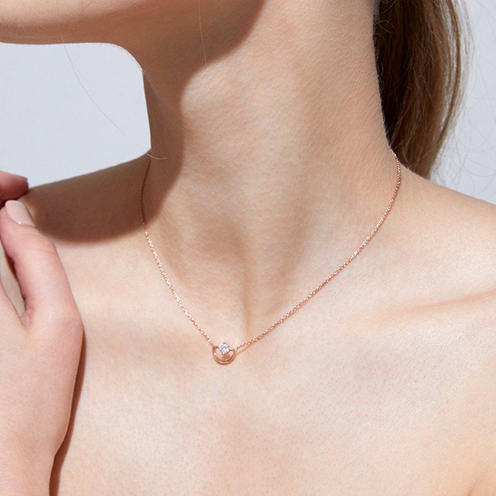 [Stonehenge]] Silver Necklace Sc1669