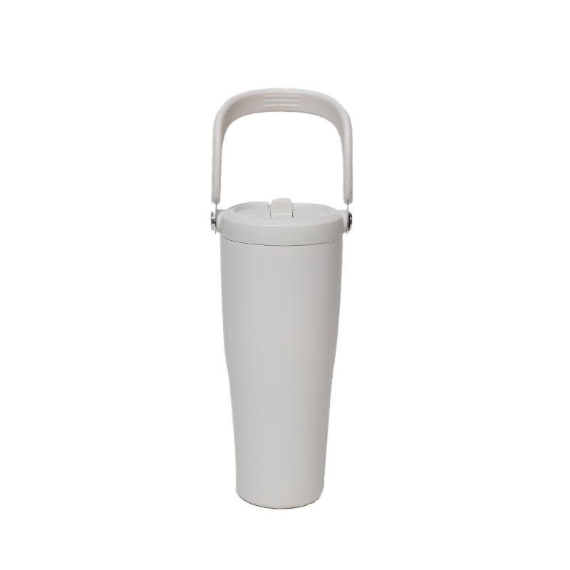 30Oz304 Stainless Steel Handle Car Cup, Outdoor Vacuum Thermos Cup Stanly Single Drinking Cup Of The Same Style 850ml