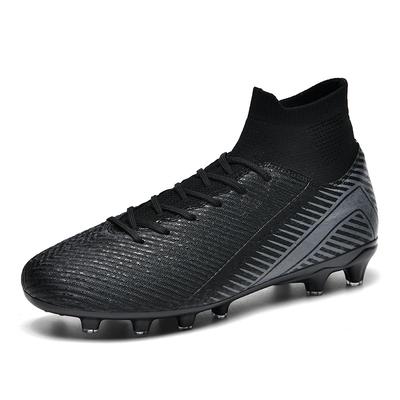 Non-Slip High-Top Men'S Football Shoes Large Size Broken Nails Youth Game Training Sports Shoes Wear-Resistant Football Shoes
