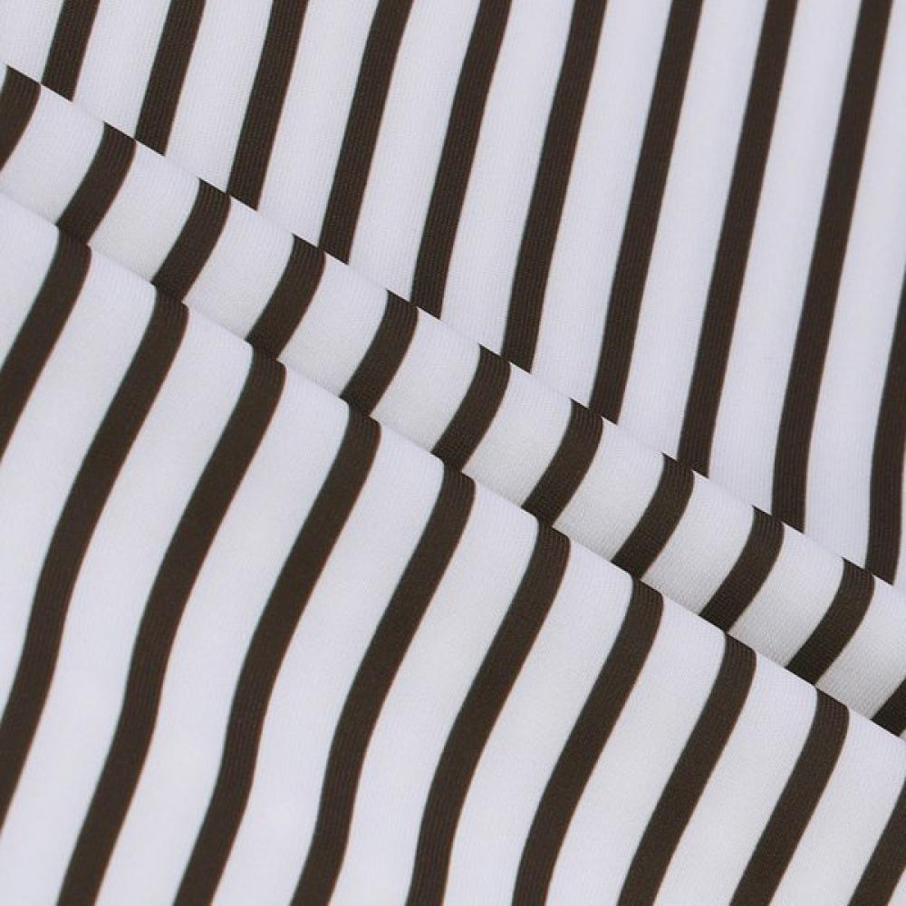 Munsingwear Men STripe ShorT Sleeve T shirT whiTe mq321mTs71