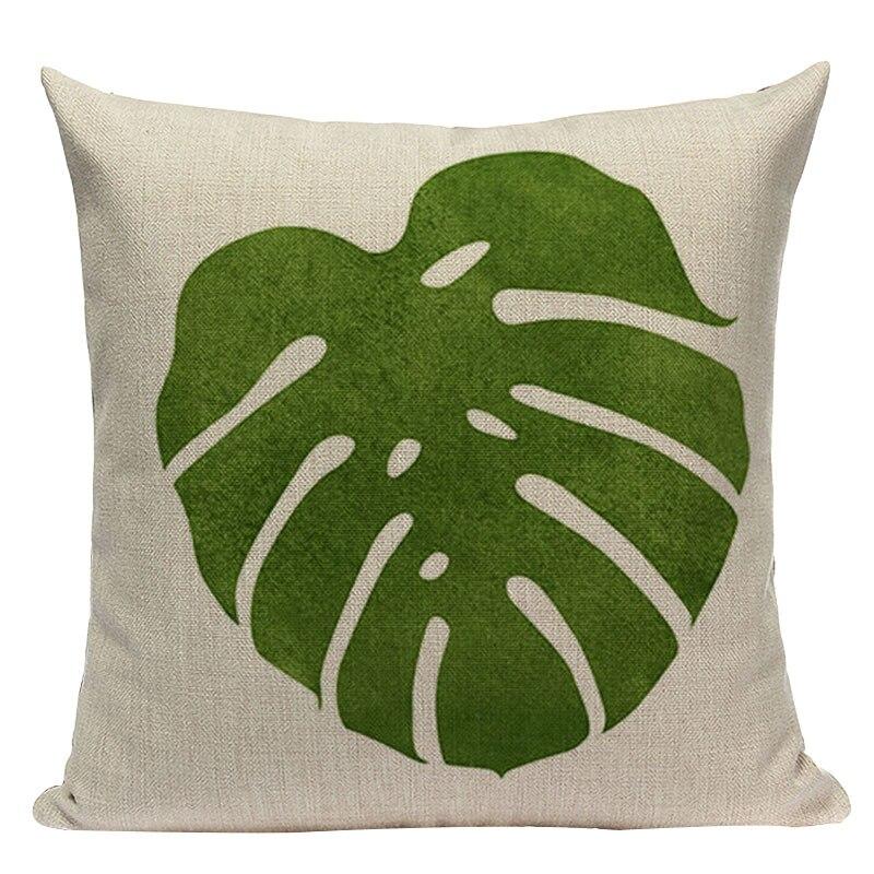 plant throw pillows