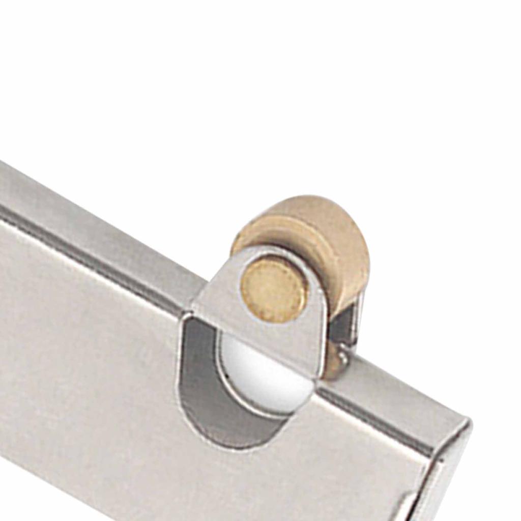 Szklane Drzwi Przesuwne Kółko Prowadzące Stal Nierdzewna Niski Poziom Hałasu Niezawodne Kółko Przesuwne Drzwi Gabloty