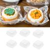 10/50Pcs Clear Pet Bento Cake Box Container Tiramisu Dessert Disposable Plastic Cake Box Party Wedding Christmas Restaurant