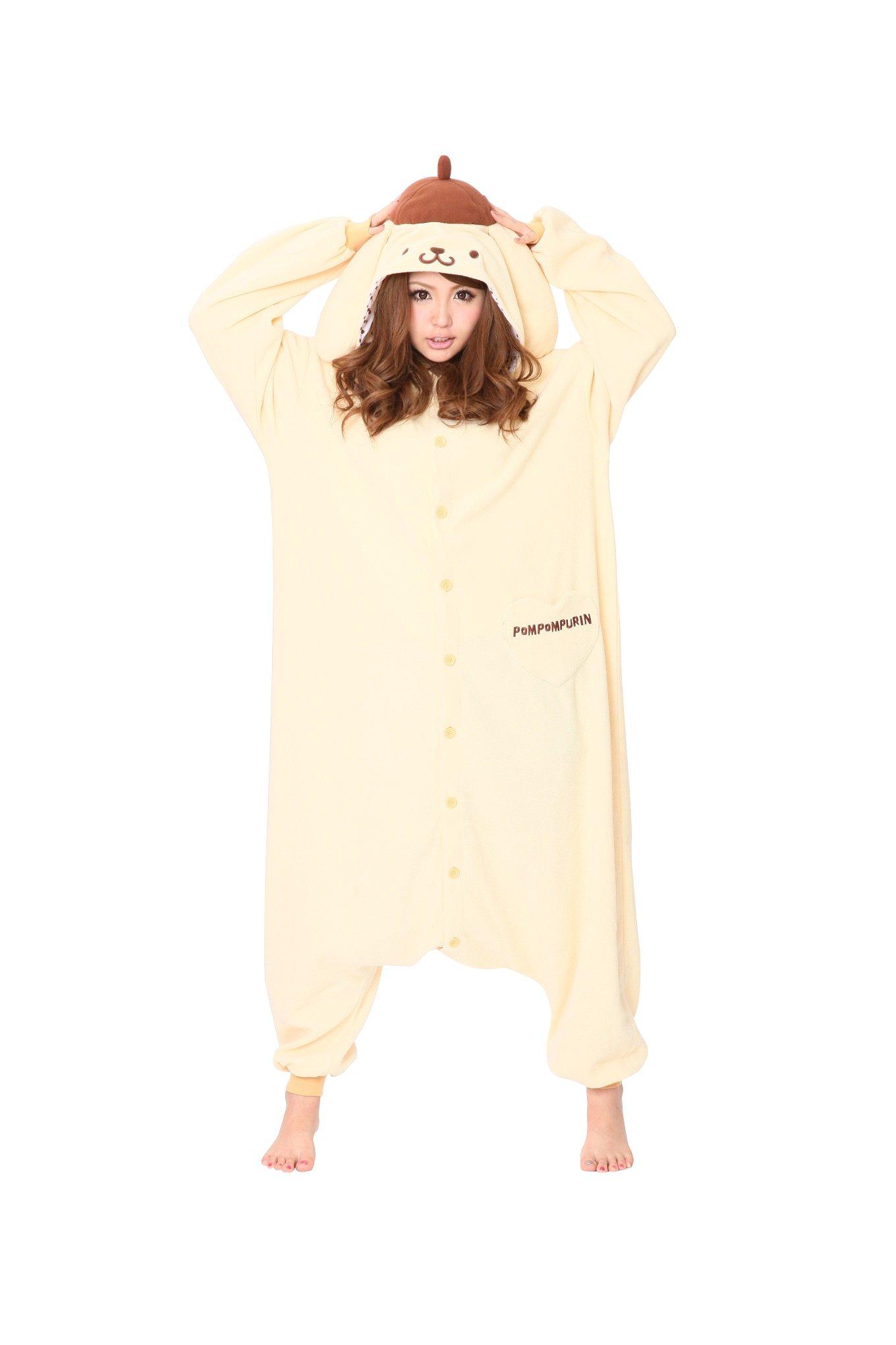 

Pom Pom Purin Kigurumi Kigurumi Флисовая ткань Унисекс Бесплатно