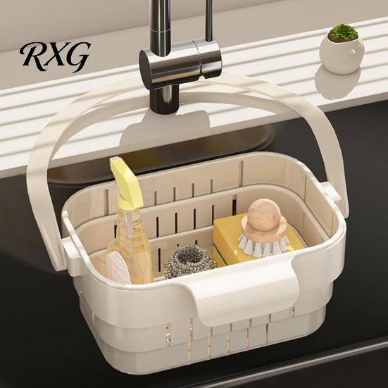 Quick Drying Kitchen Gadget Hanging Sink Drain Basket, Foldable Stretchable Colander, Space Saving Food Basket Strainer, Multi-functional Faucet