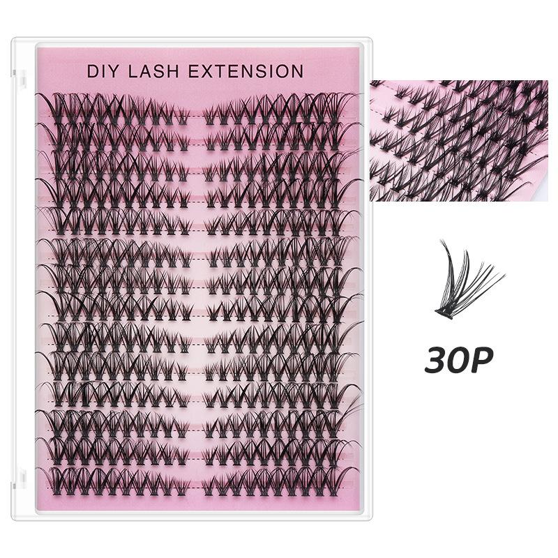 14 Rows Diy Lashes Extension Cluster Individual Lashes Volume Cluster Eyelash Extension Or Use At Home Eye Lashes Makeup 30P