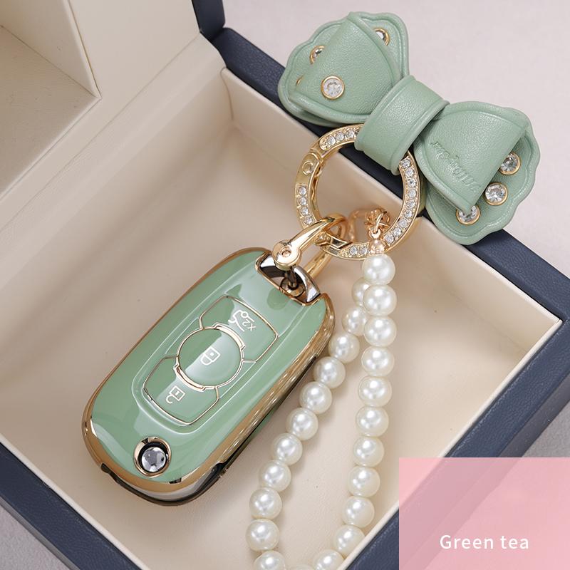 Soft Tpu Car Flip Key Case Cover Keychain For Buick Verano Encore Gx Gl6  -  For Opel Vauxhall Astra K Corsa E Protector