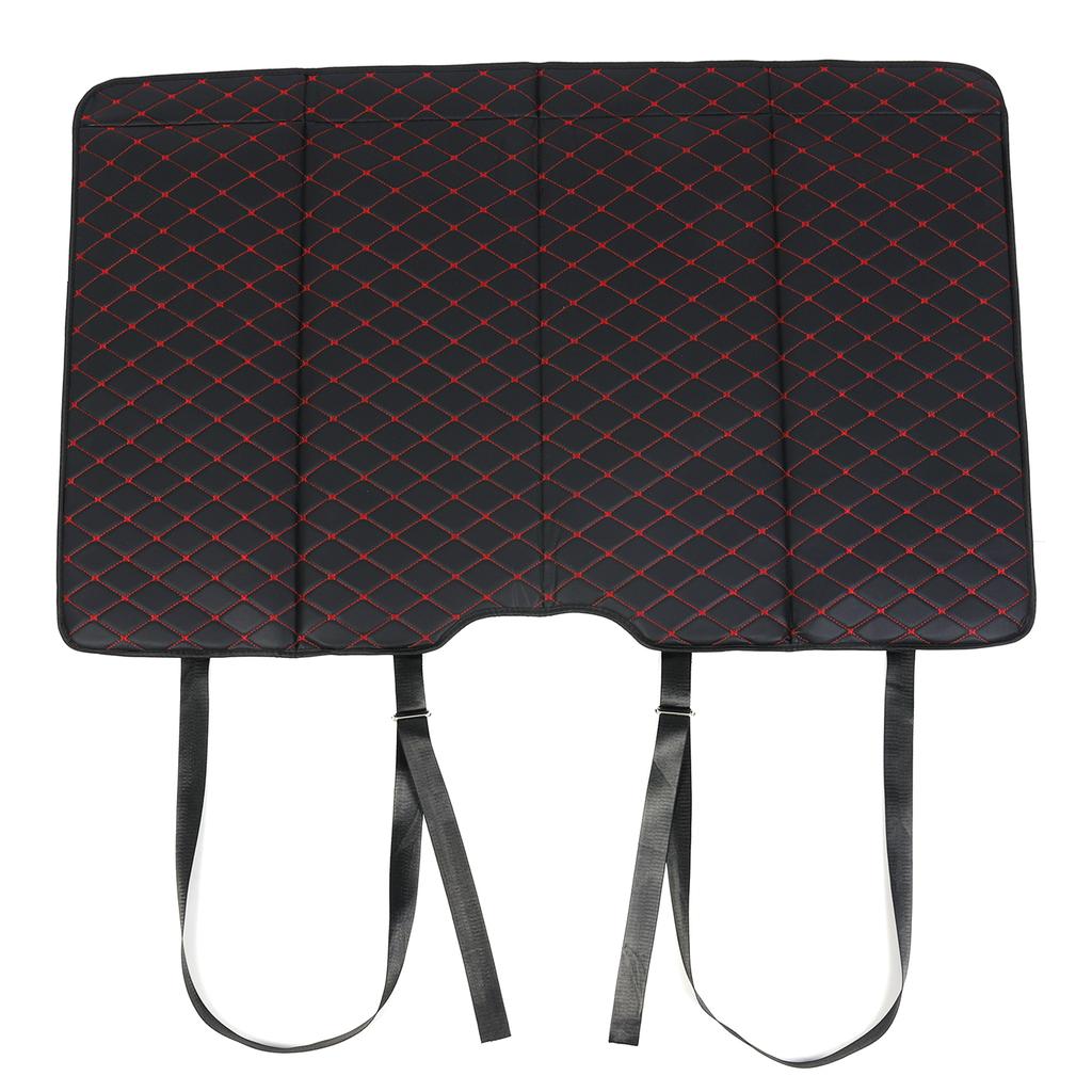 Car Mattress PU Leather Portable Back Seat Travel Mattress Universal Car Back Seat Folding Bed Mattress for Car Traveling